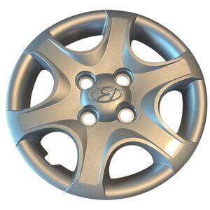 Hyundai 13" Wheel Cover Hubcap 52960-25020 Silver Plastic Hub Cap